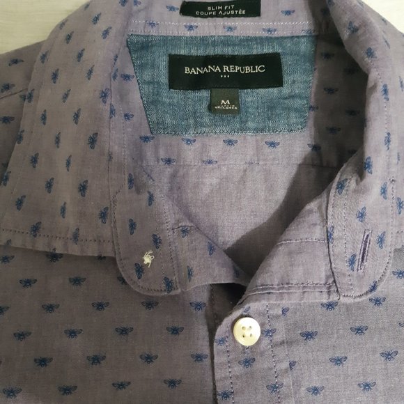 Purple casual button down - Picture 2 of 2